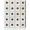 Image 2 : Page of 20 Canadian 1 cent coins; various years