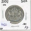 Image 1 : 1951 Canadian ND 50 cents; Silver