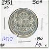 Image 1 : 1951 Canadian ND 50 cents; Silver