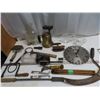 Image 1 : horse bit , combs , milk jars , can whisk mixer