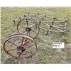 Image 1 : Steel wheels. Harrows