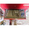 Image 3 : tool box on wheels 3 drawers with assorted tools