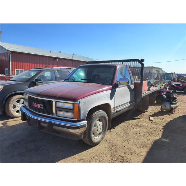 1993 GMC 1500 Diesel 4x4 Flat deck - VIN: 1GTEK14C0PE504152
