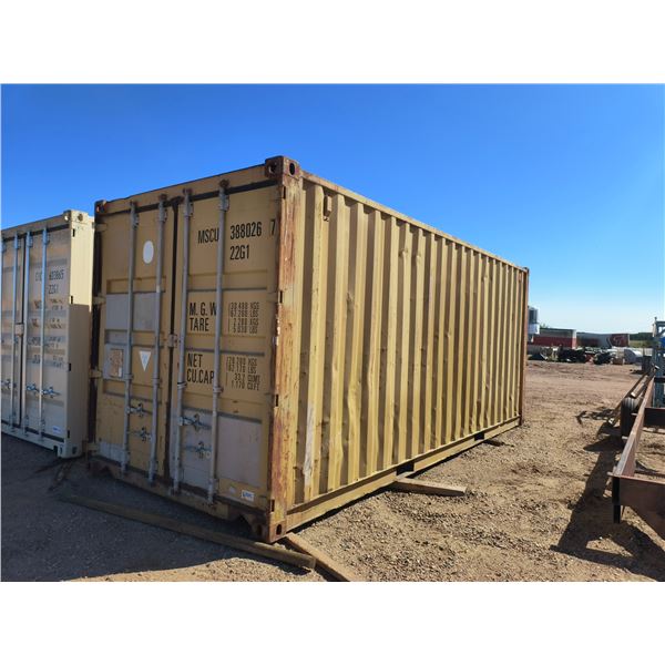 2004 Used 20ft standard container #MSCU3880267