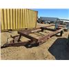 Image 1 : Homebuilt steel trailer frame and hitch, 20ft by 6.5ft - no VIN