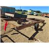 Image 5 : Homebuilt steel trailer frame and hitch, 20ft by 6.5ft - no VIN