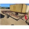 Image 6 : Homebuilt steel trailer frame and hitch, 20ft by 6.5ft - no VIN