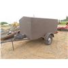 Image 1 : 1977 single axel homebuilt trailer 8'x5' VIN: SK400049554