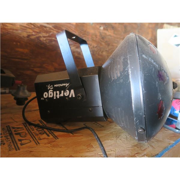 box of stage lighting equipment