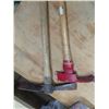 Image 2 : fireman's axe , grub hoe