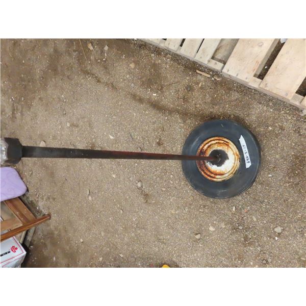 tire on axel 4.8-8 tire