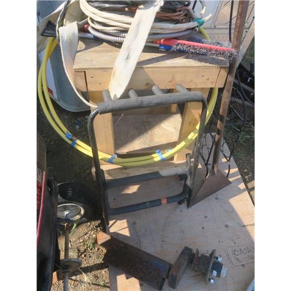 lot of assorted hardware =, straps and wiring