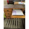 Image 5 : beautiful antique wooden desk 40x18x31" tall