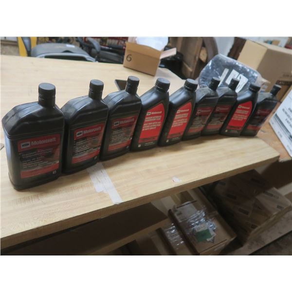 9 bottles of transmission fluid