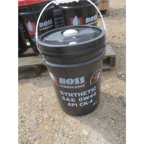 SAE 0W4 oil 5 gallons
