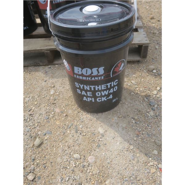 SAE 0W4 oil 5 gallons