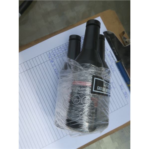 3 150m bottles of gas line anitfreeze