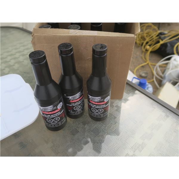 9 150m bottles of gasline anti freeze