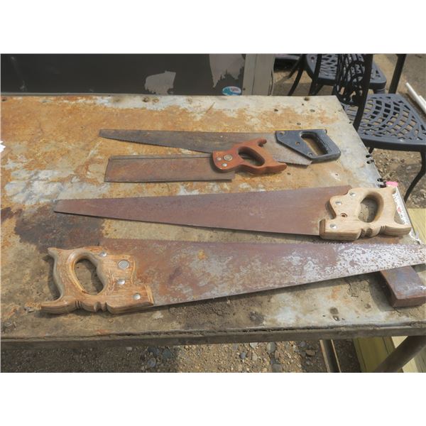 lot of carpenter saws