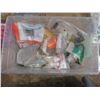 Image 3 : tote of assorted hardware