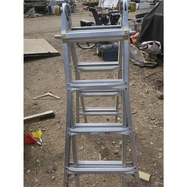 6ft extenable ladder max 17ft