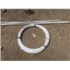 Image 1 : roll of 5/8 pex pipe and 3 79" PVC pipe