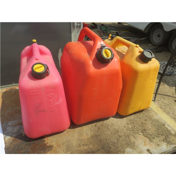 3 jerry cans