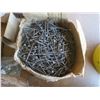 Image 3 : box and 5 gallon pale of nails