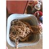 Image 2 : metal bucket of chains