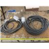 Image 1 : 2 heavy duty 240v extension cords