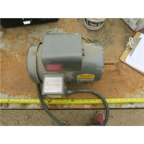baldor 3HP industrial motor - needs plug