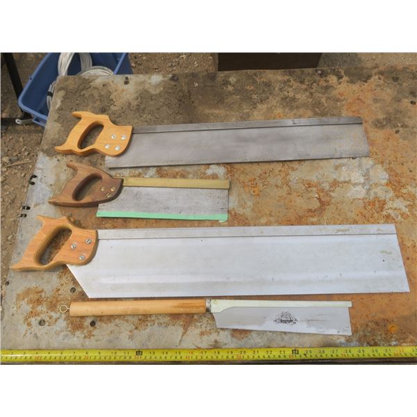 lot of carpenter saws