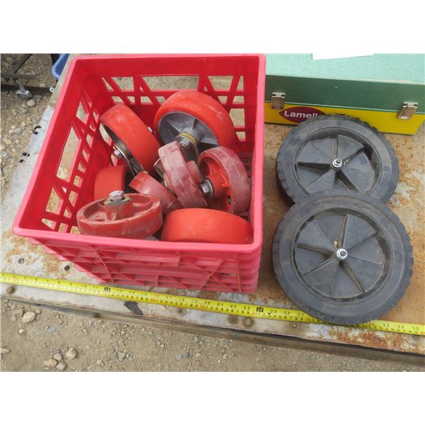 casters and assorted wheels