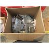 Image 3 : tote of assorted electrical hardware