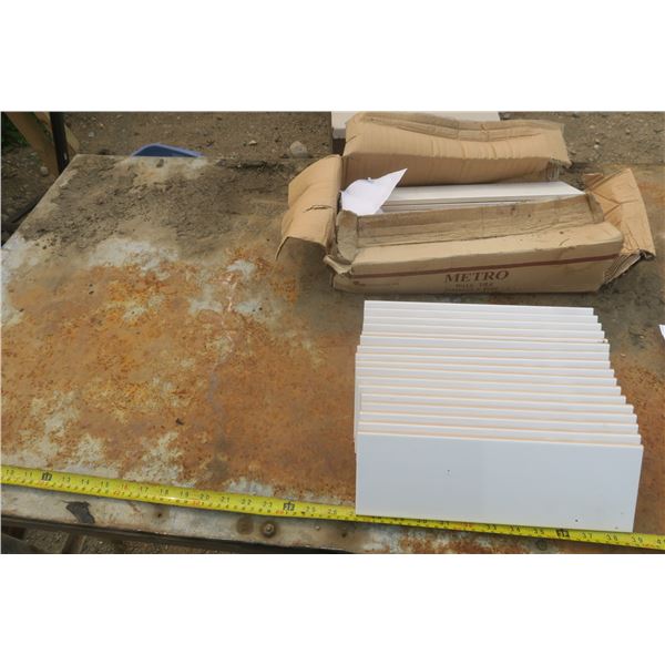 lot of tiles 30cm x 10cm and 40cm x 10cm