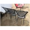 Image 3 : 3 cast iron patio chairs