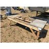 Image 1 : shop table with plugin - 102"x39"x34"H