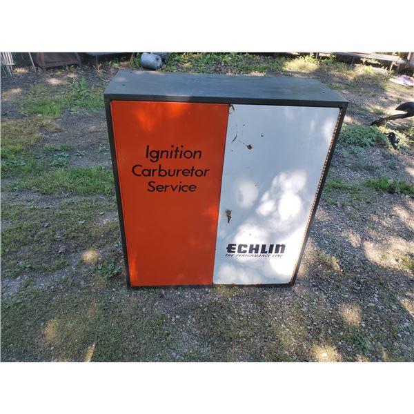 Echlin display parts cabinet - 32x36x13.5"