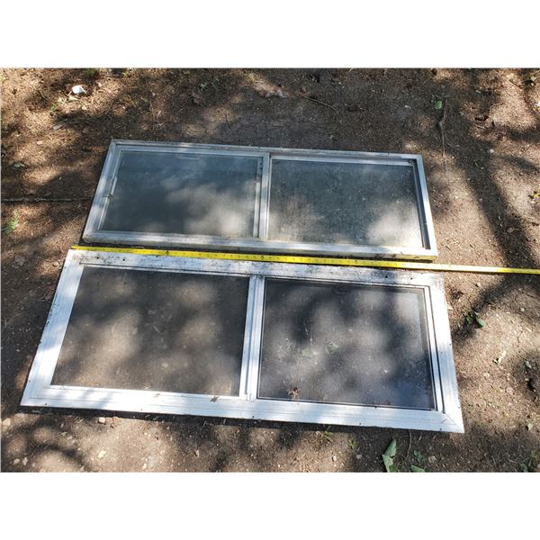 Pair of opening windows with good screens and lock