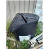 Image 1 : Large black garbage bin, w/ lid