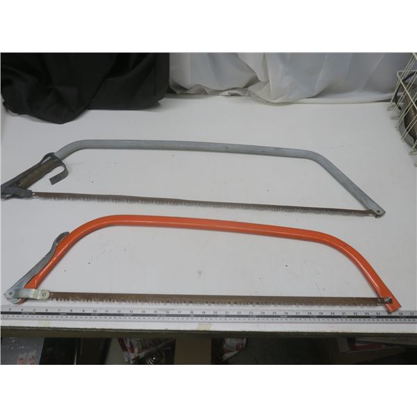 2 bow saws - 2.5ft and 3ft
