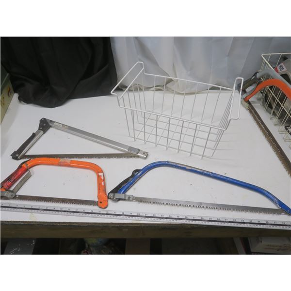 3 bow saws - 1x 1ft and 2x 1.5ft