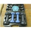 Image 2 : 16lb dumbbell training set with DVD