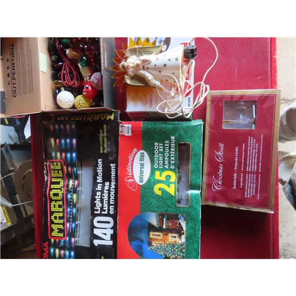 assorted christmas lights