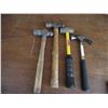 Image 1 : 2 Ball peen, 1 Brass and 1 Claw Hammer.