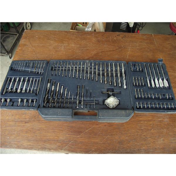 Mastercraft drill bit set, almost complete