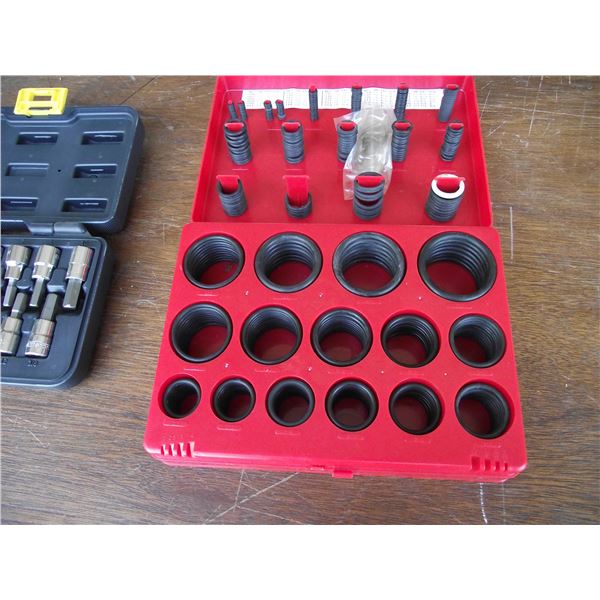 1-O-Ring set. 1- 3/8 drive allen wrench set (std and metric)
