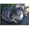 Image 2 : 3 -F-150 ford chrome rims and tires and 1 spare tire rim