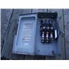 Image 1 : 1-Electrical fused disconnect switch, refurbished w/60 amp fuses. Up To 200amp capable.