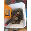 Image 1 : bucket of cement working tools